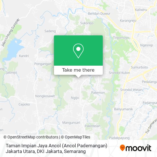 Taman Impian Jaya Ancol (Ancol Pademangan) Jakarta Utara, DKI Jakarta map
