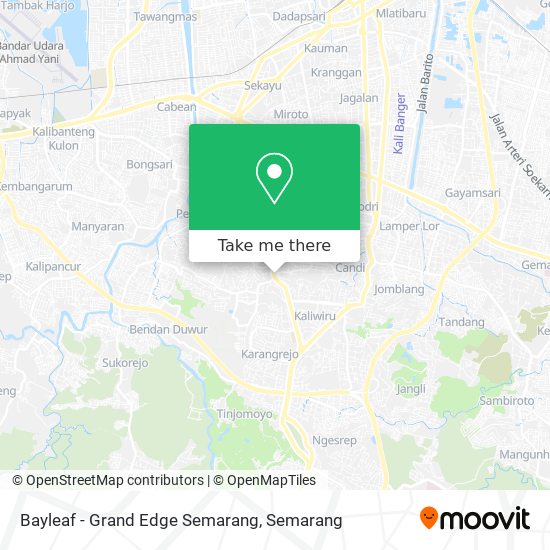 Bayleaf - Grand Edge Semarang map