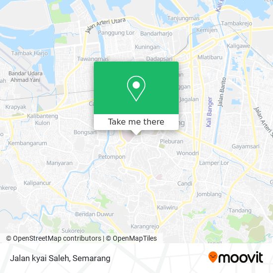 Jalan kyai Saleh map