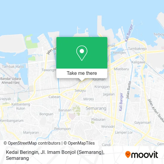 Kedai Beringin, Jl. Imam Bonjol (Semarang) map