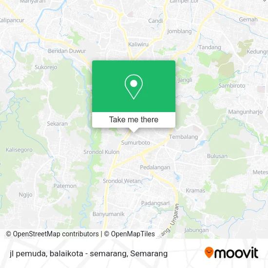 jl pemuda, balaikota - semarang map