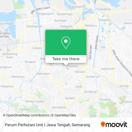 Perum Perhutani Unit I Jawa Tengah map