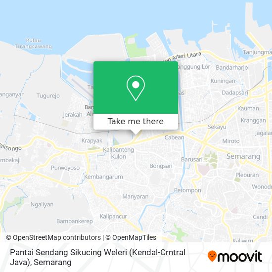 Pantai Sendang Sikucing Weleri (Kendal-Crntral Java) map