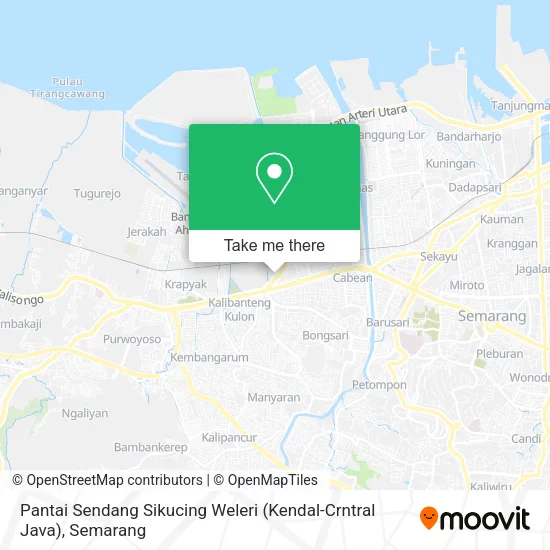 Pantai Sendang Sikucing Weleri (Kendal-Crntral Java) map
