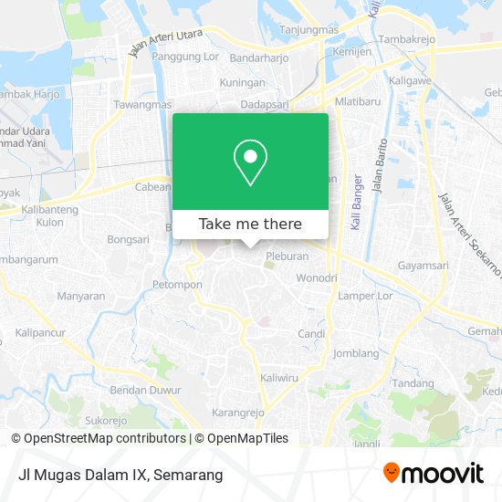 Jl Mugas Dalam IX map