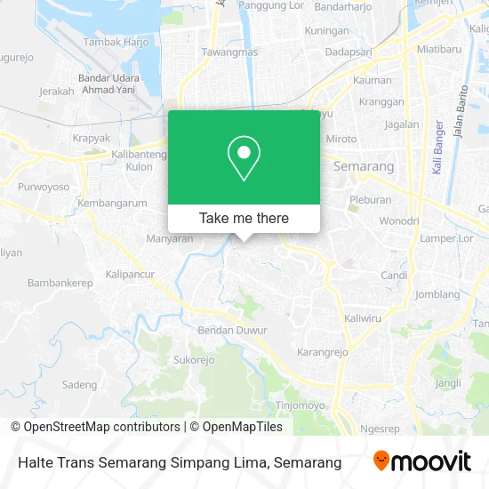 Halte Trans Semarang Simpang Lima map