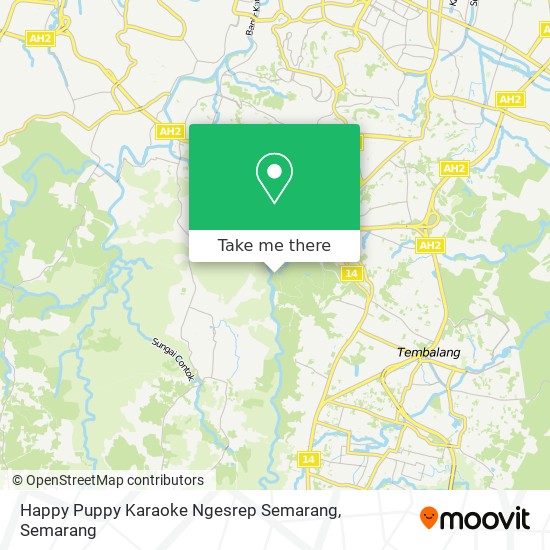 Happy Puppy Karaoke Ngesrep Semarang map