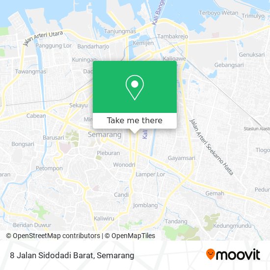 8 Jalan Sidodadi Barat map