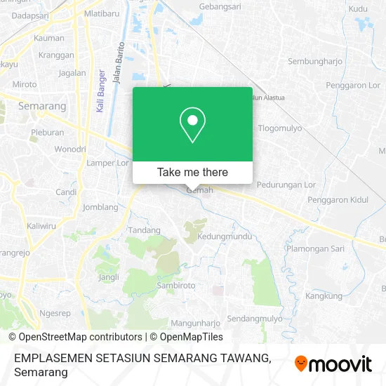 EMPLASEMEN SETASIUN SEMARANG TAWANG map