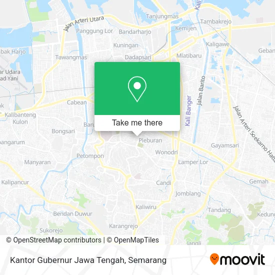 Kantor Gubernur Jawa Tengah map