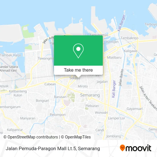 Jalan Pemuda-Paragon Mall Lt.5 map