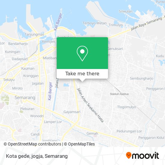 Kota gede, jogja map