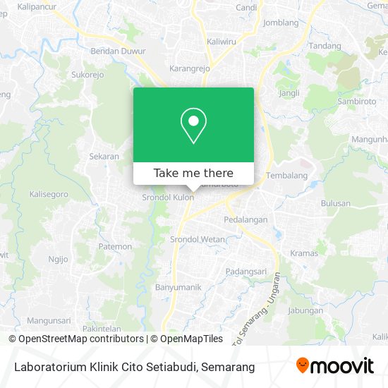 Laboratorium Klinik Cito Setiabudi map