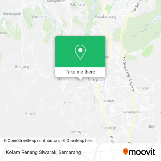 Kolam Renang Siwarak map