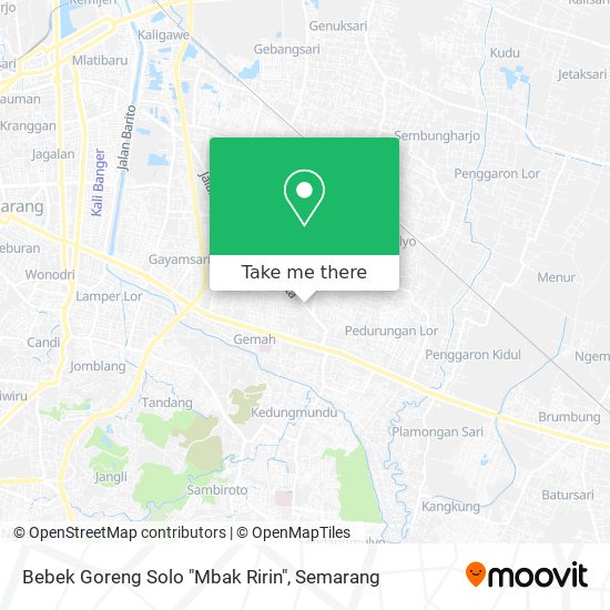 Bebek Goreng Solo "Mbak Ririn" map