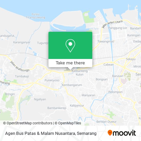 Agen Bus Patas & Malam Nusantara map