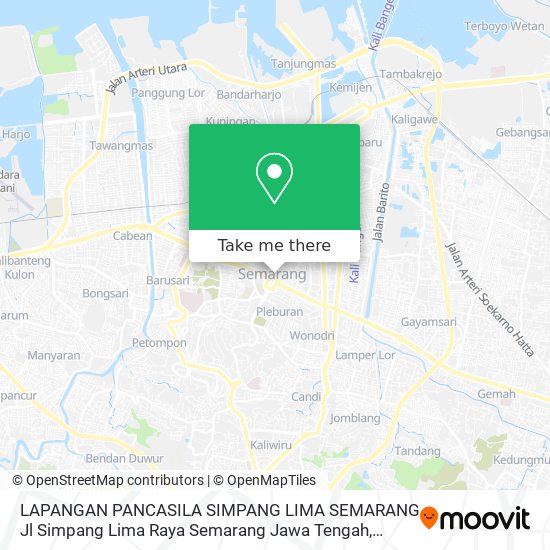 LAPANGAN PANCASILA SIMPANG LIMA SEMARANG  Jl Simpang Lima Raya Semarang Jawa Tengah map