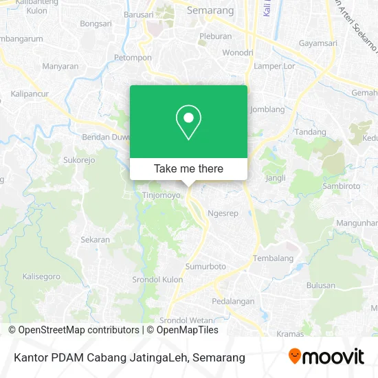 Kantor PDAM Cabang JatingaLeh map