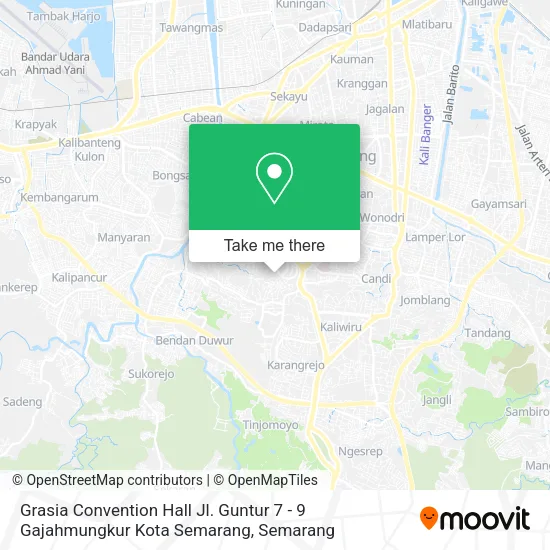 Grasia Convention Hall Jl. Guntur 7 - 9 Gajahmungkur Kota Semarang map