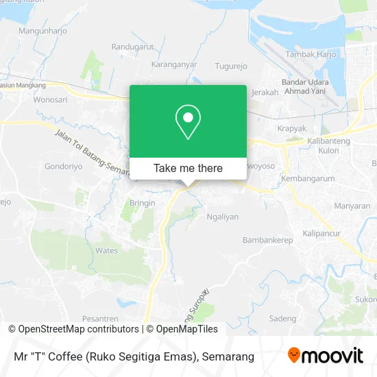 Mr "T" Coffee (Ruko Segitiga Emas) map