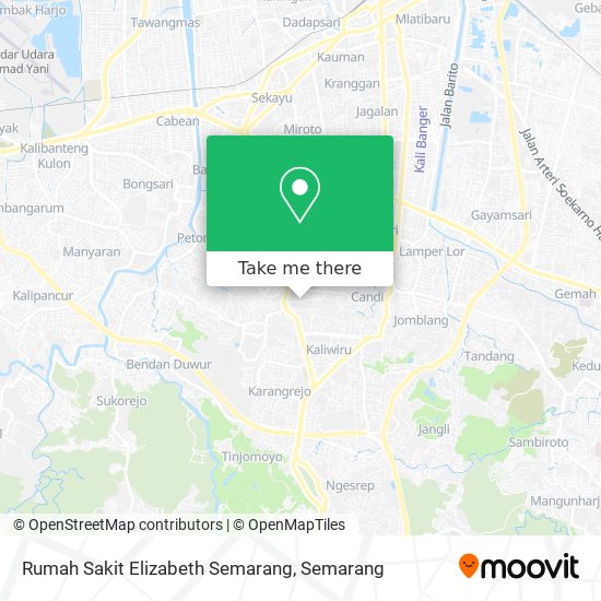 Rumah Sakit Elizabeth Semarang map