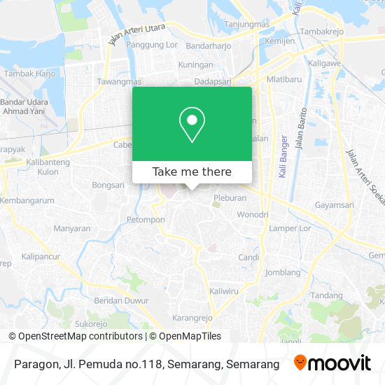 Paragon, Jl. Pemuda no.118, Semarang map