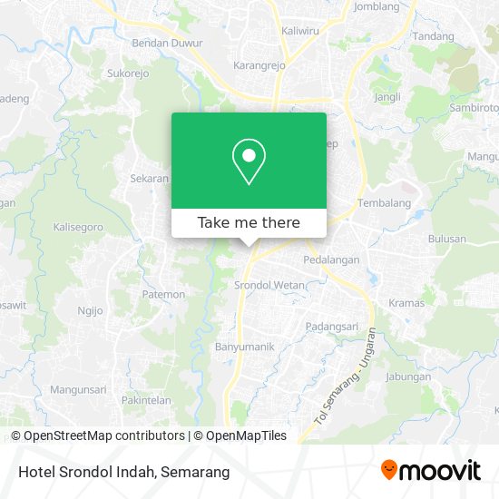 Hotel Srondol Indah map