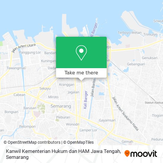 Kanwil Kementerian Hukum dan HAM Jawa Tengah map