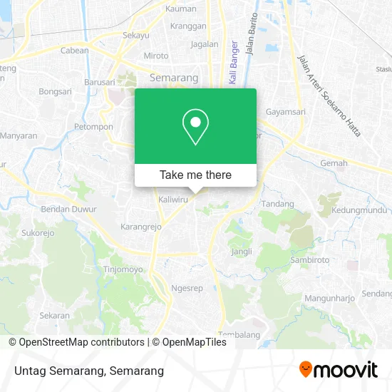 Untag Semarang map