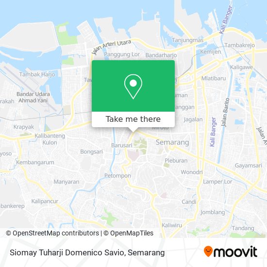 Siomay Tuharji Domenico Savio map