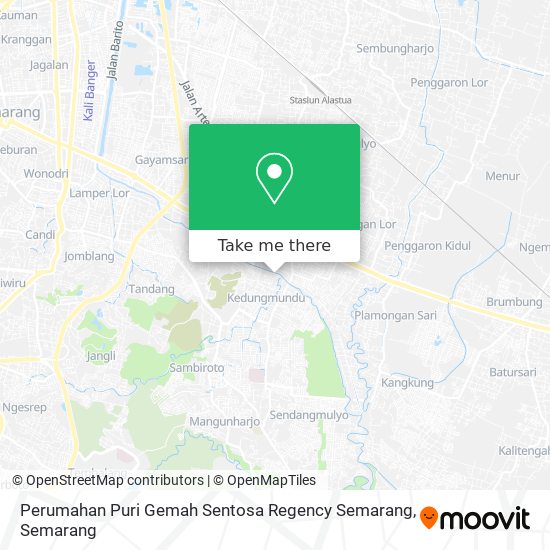 Perumahan Puri Gemah Sentosa Regency Semarang map