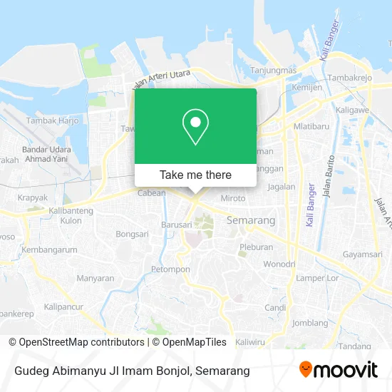 Gudeg Abimanyu Jl Imam Bonjol map
