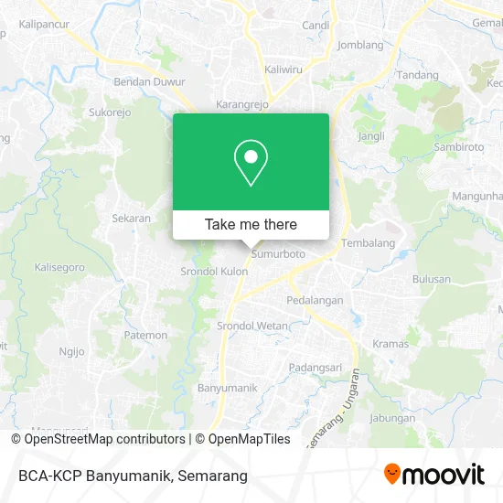 BCA-KCP Banyumanik map
