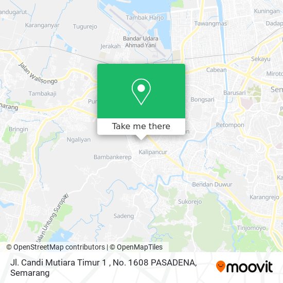 Jl. Candi Mutiara Timur 1 , No. 1608 PASADENA map