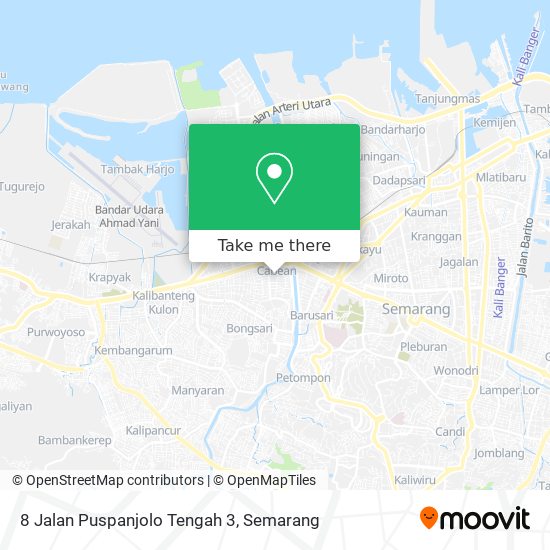 8 Jalan Puspanjolo Tengah 3 map