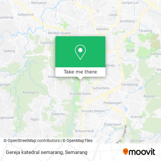 Gereja katedral semarang map