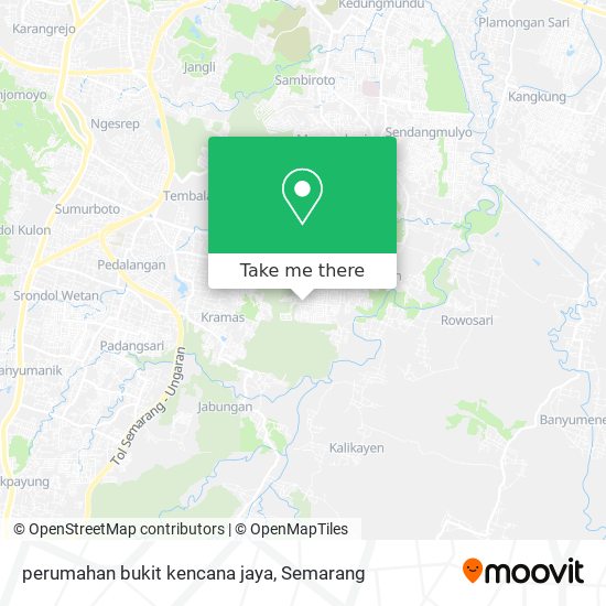 perumahan bukit kencana jaya map