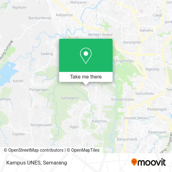 Kampus UNES map