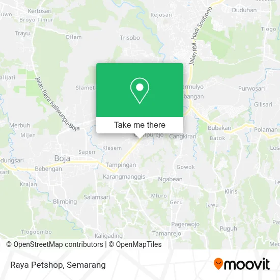 Raya Petshop map