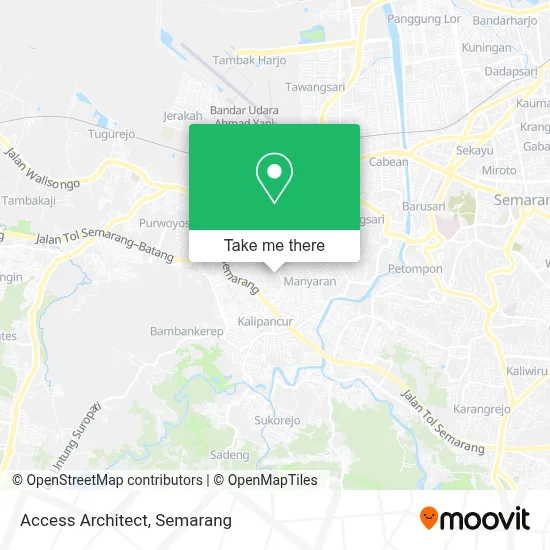 Access Architect map