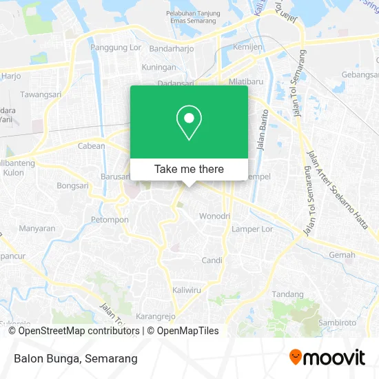 Balon Bunga map