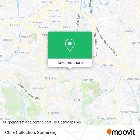 Chila Collection map