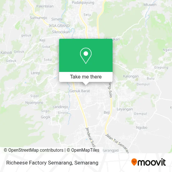 Richeese Factory Semarang map