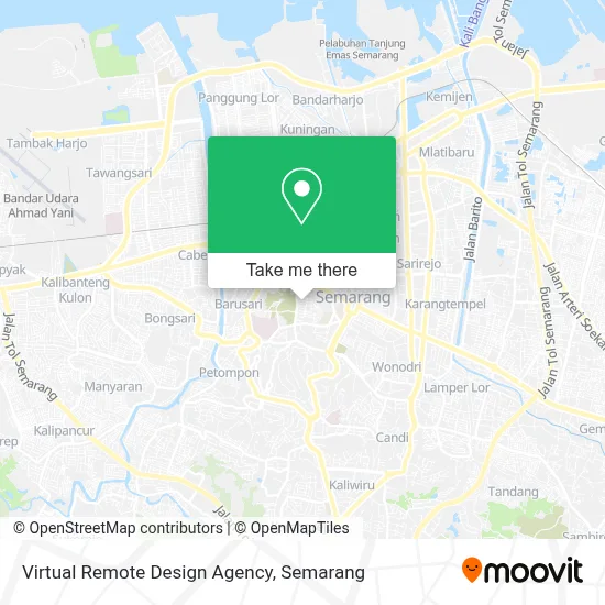 Virtual Remote Design Agency map