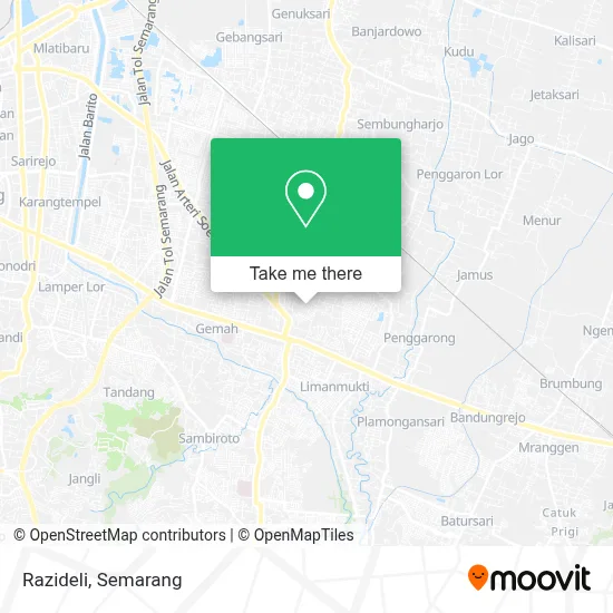 Razideli map