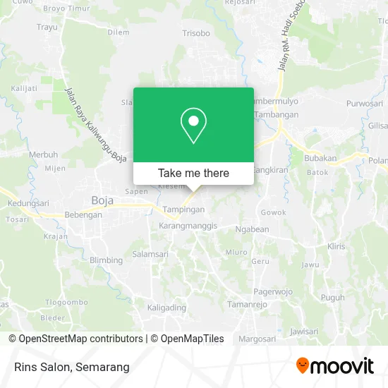 Rins Salon map