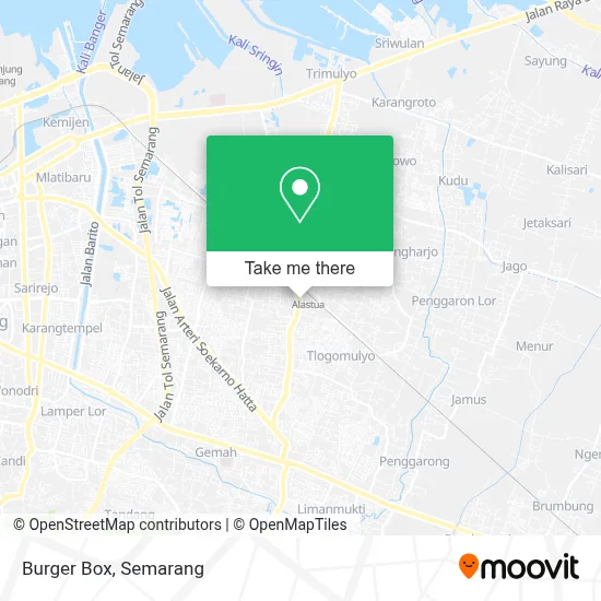 Burger Box map