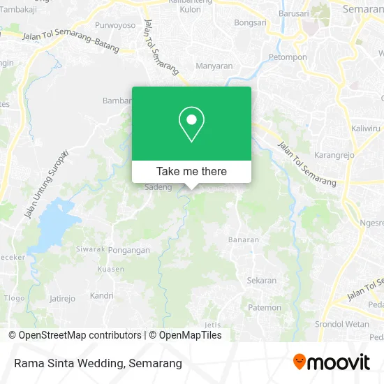 Rama Sinta Wedding map