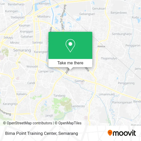 Bima Point Training Center map
