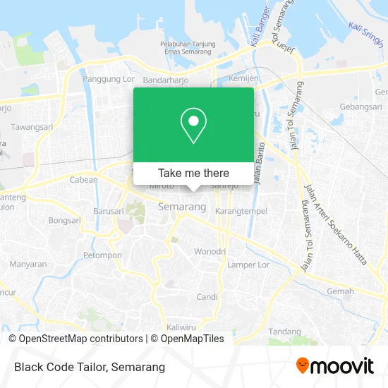 Black Code Tailor map